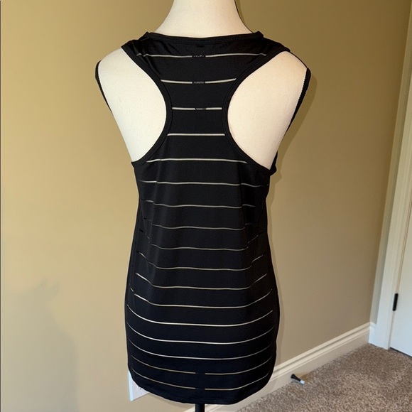 Women’s RBX Racerback Tank Top Black Horizontal Mesh Design Airy Women's Size L - Picture 3 of 7